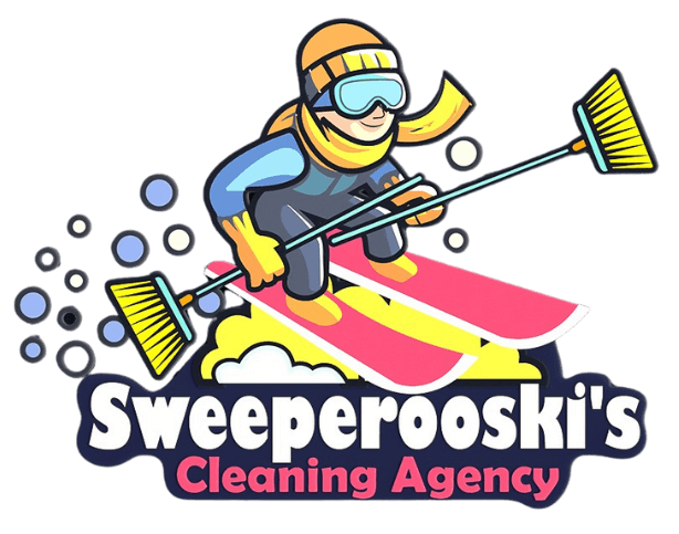 sweeperooski's cleaning agency logo